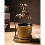 蛇口 バケツ 灰皿 小物入れ アンティーク レトロ 雑貨 インテリア おしゃれ ２種類 ヴィンテージ ゴールド モダン 北欧