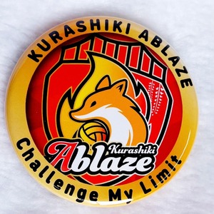 缶バッチ（赤）　　＜Tin badge (red)＞