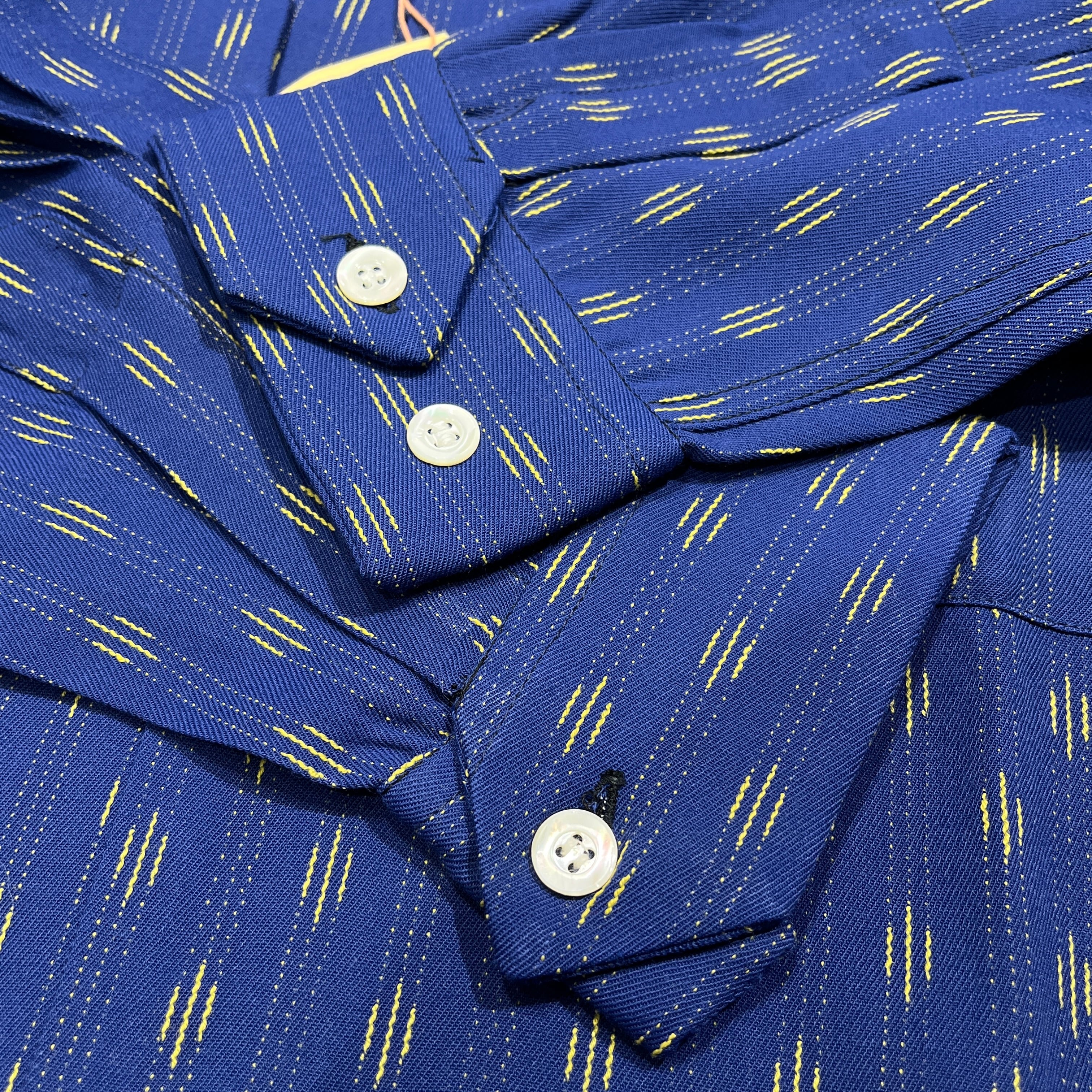 50s Bill Stern Rayon Gabardine Shirt 50年代 レーヨン 50s Bill Stern Rayon Gabardine Shirt 50年代 レーヨン