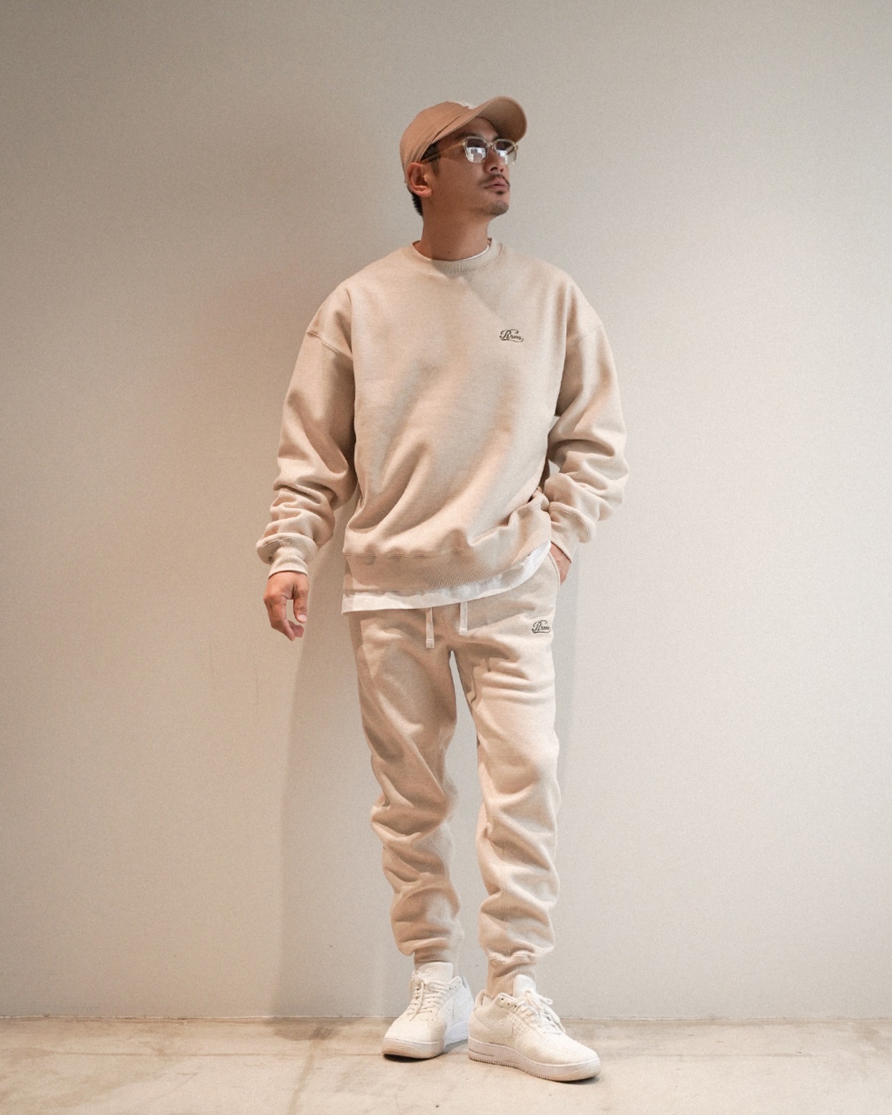 【#Re:room】WOOL BLEND HERRINGBONE SWEAT［REC873］