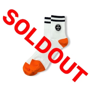 “NTH SOCKS” color White×Navy×Orange