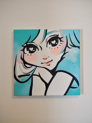 Omochi  "Mint Breeze I" / ART FAIR NAGANO 2026 展示作品【We ship internationally】