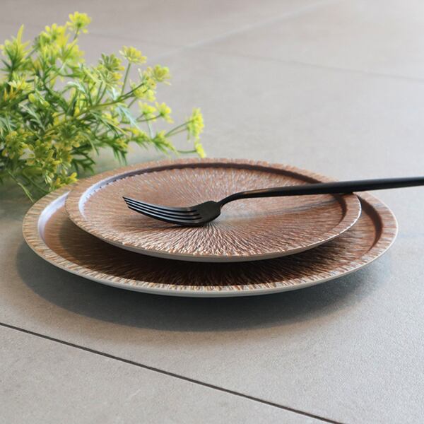 有田焼 李荘窯 伊万里皿 錆銀彩(M)直径16.5cm 33-169 | MARUFUKU