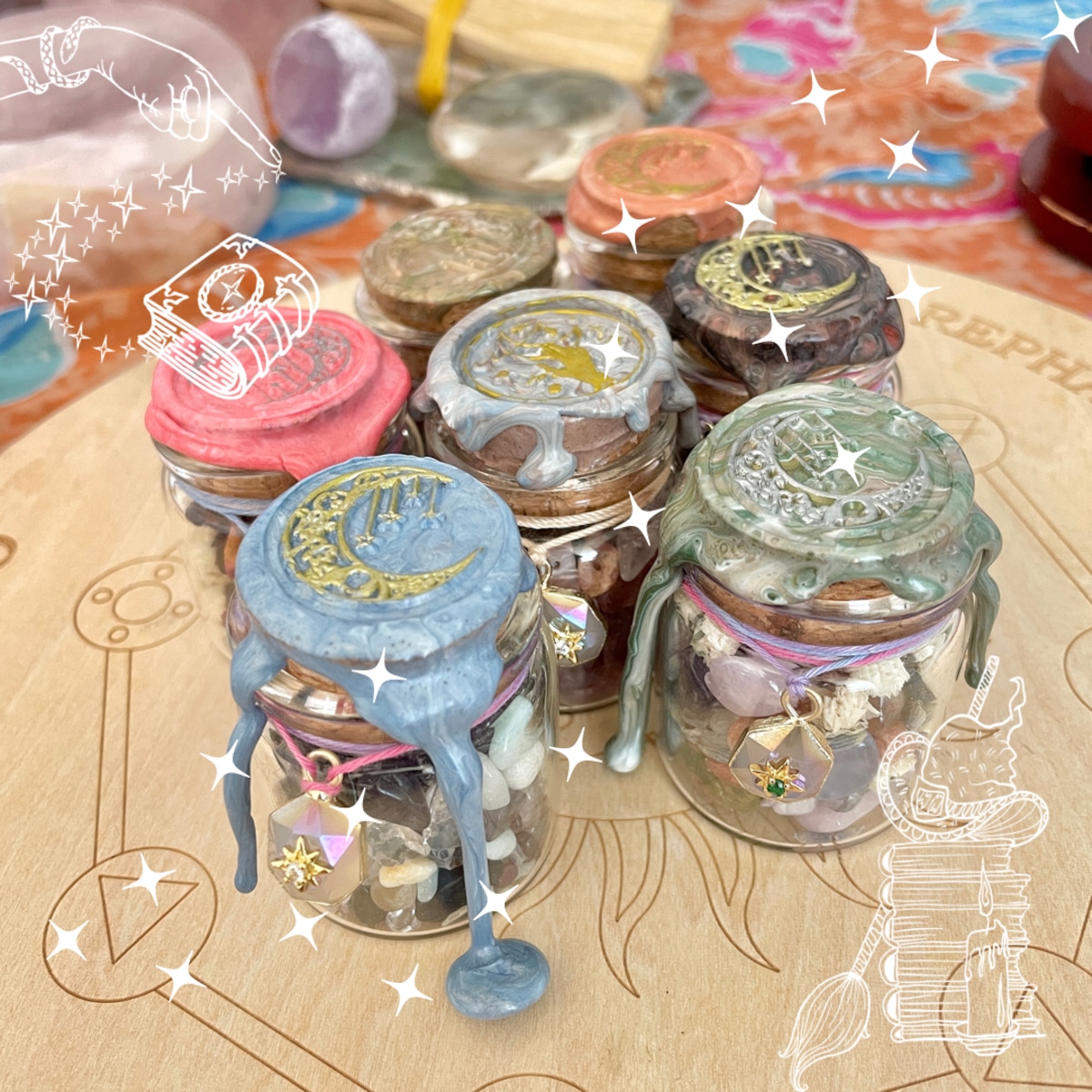 天然石で作る魔法のお守り Charm pot / チャームポット☆ 好きな 