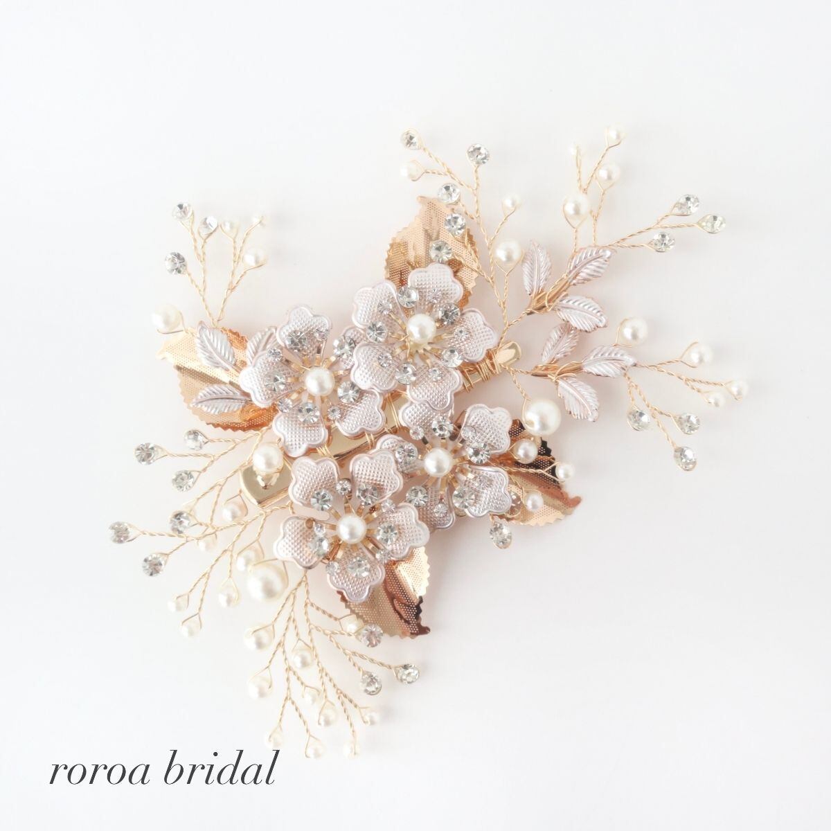 小枝アクセサリー ブライダルヘッドドレス (H10) | Roroa
