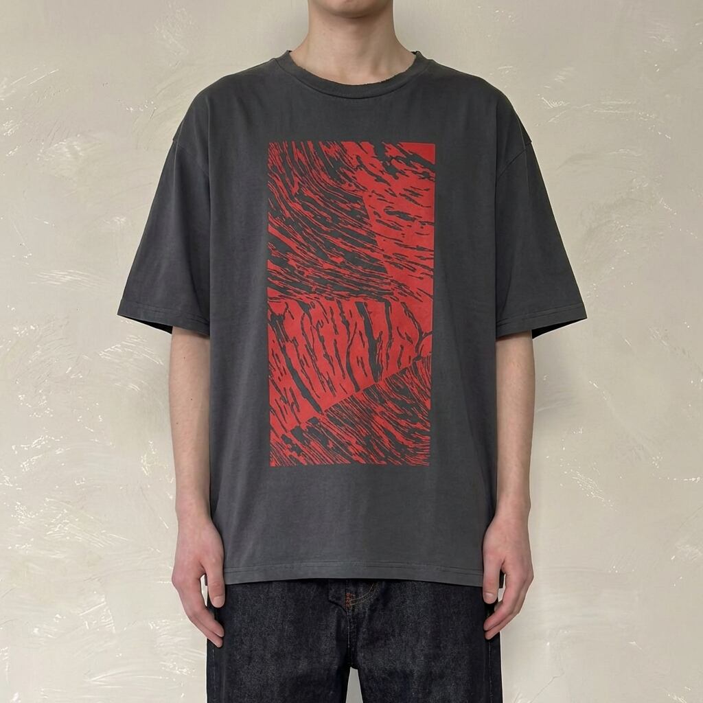 プリント半袖オーバーサイズTシャツ 10155