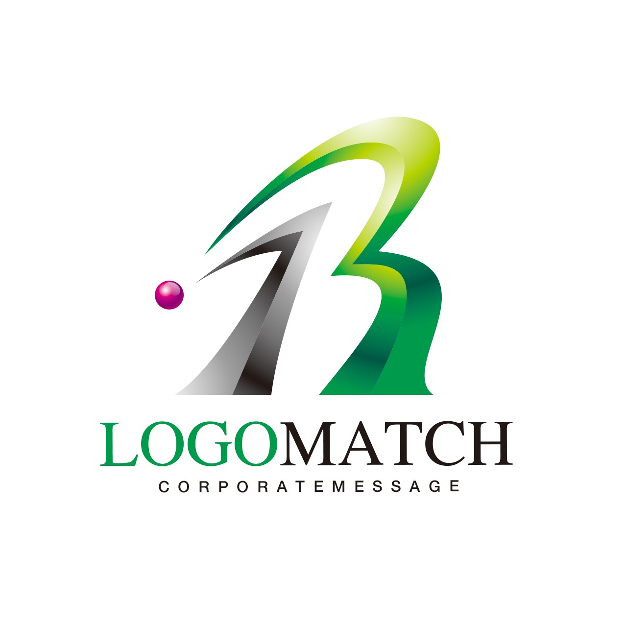 スピード感と勢いのBのロゴ