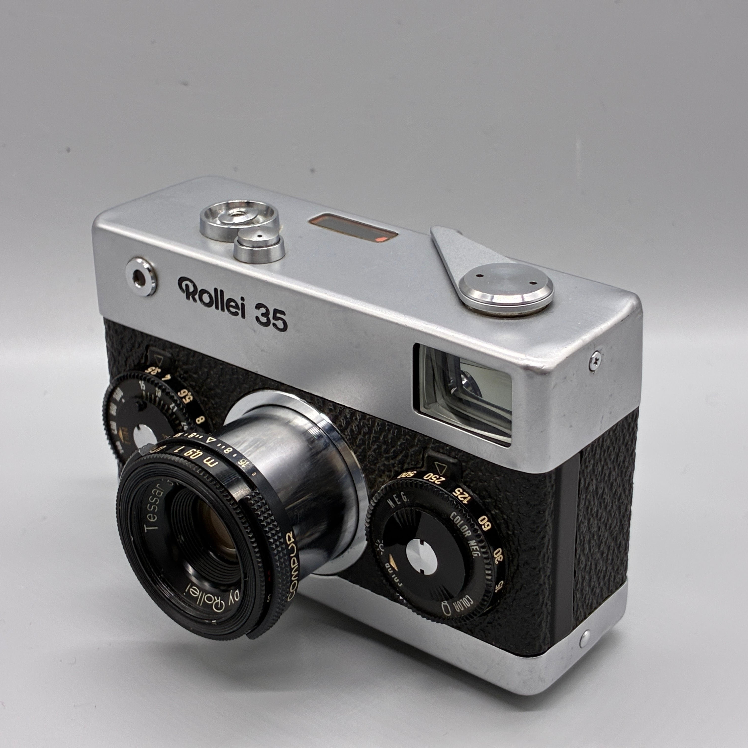 撮影確認済】Rollei 35 Tessar 40mm F3.5 シンガポール製 露出計不動