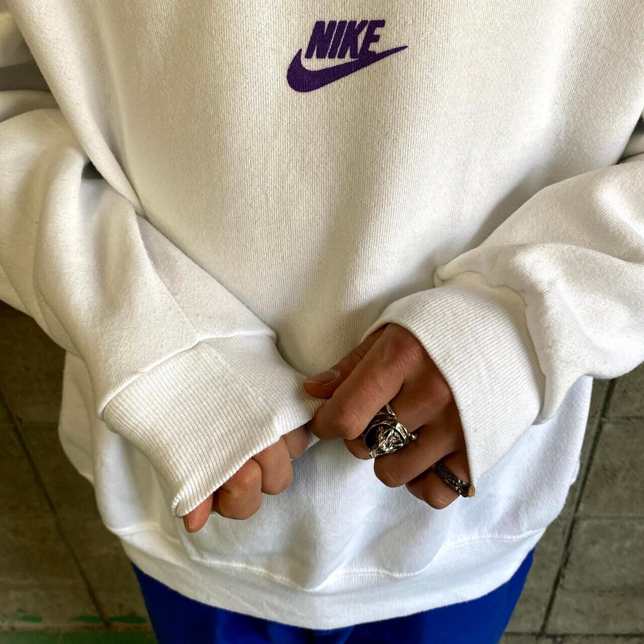 【90s】nike ナイキ センタースウォッシュ センターロゴ 銀タグ