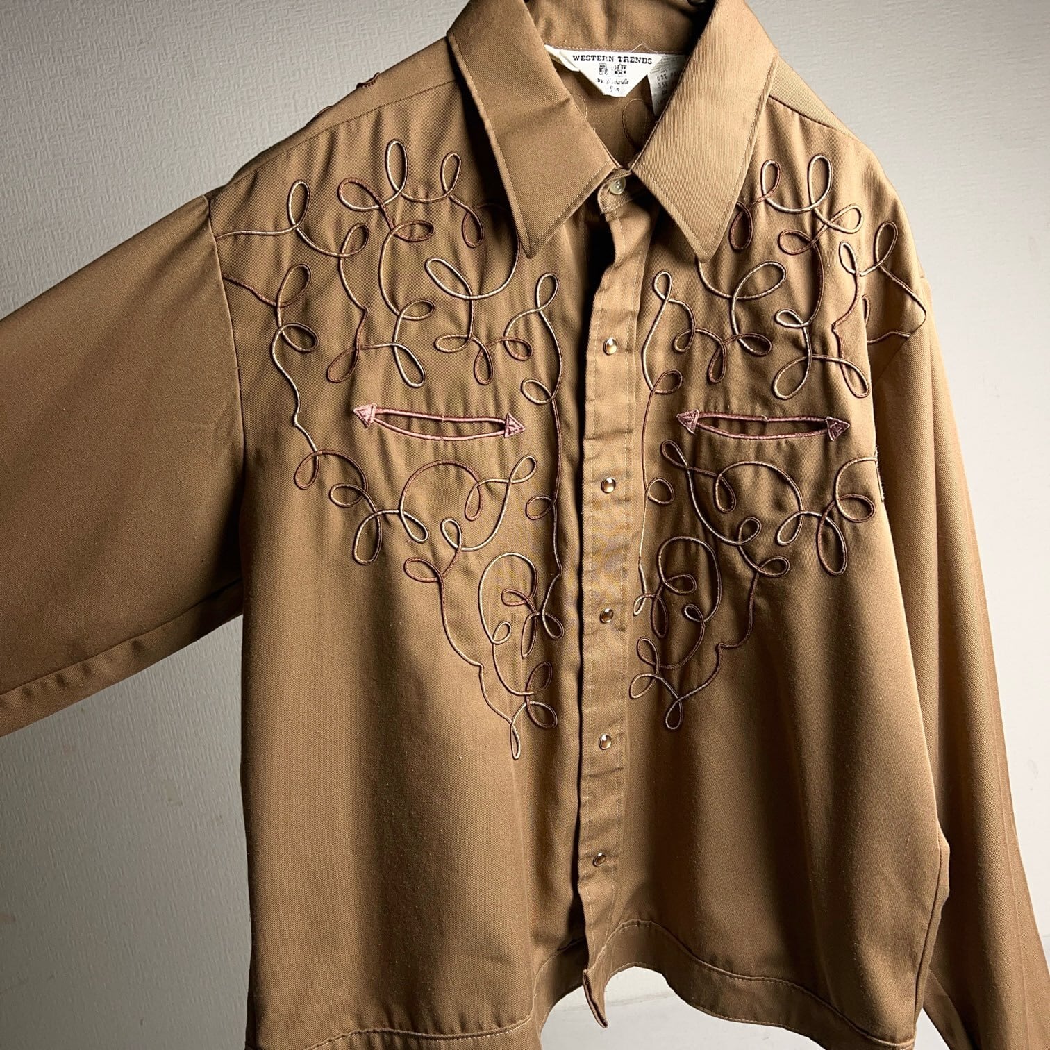 1970's WESTERN TRENDS Embroidered Shirt Jacket 1970年代 ウエスタン