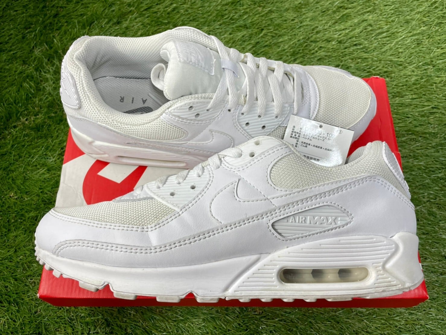NIKE AIR MAX 90 WHITE/WOLF GREY 29cm CN8490-100 93092 | BRAND