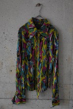 Stretchy Colorful Peacock Shirt