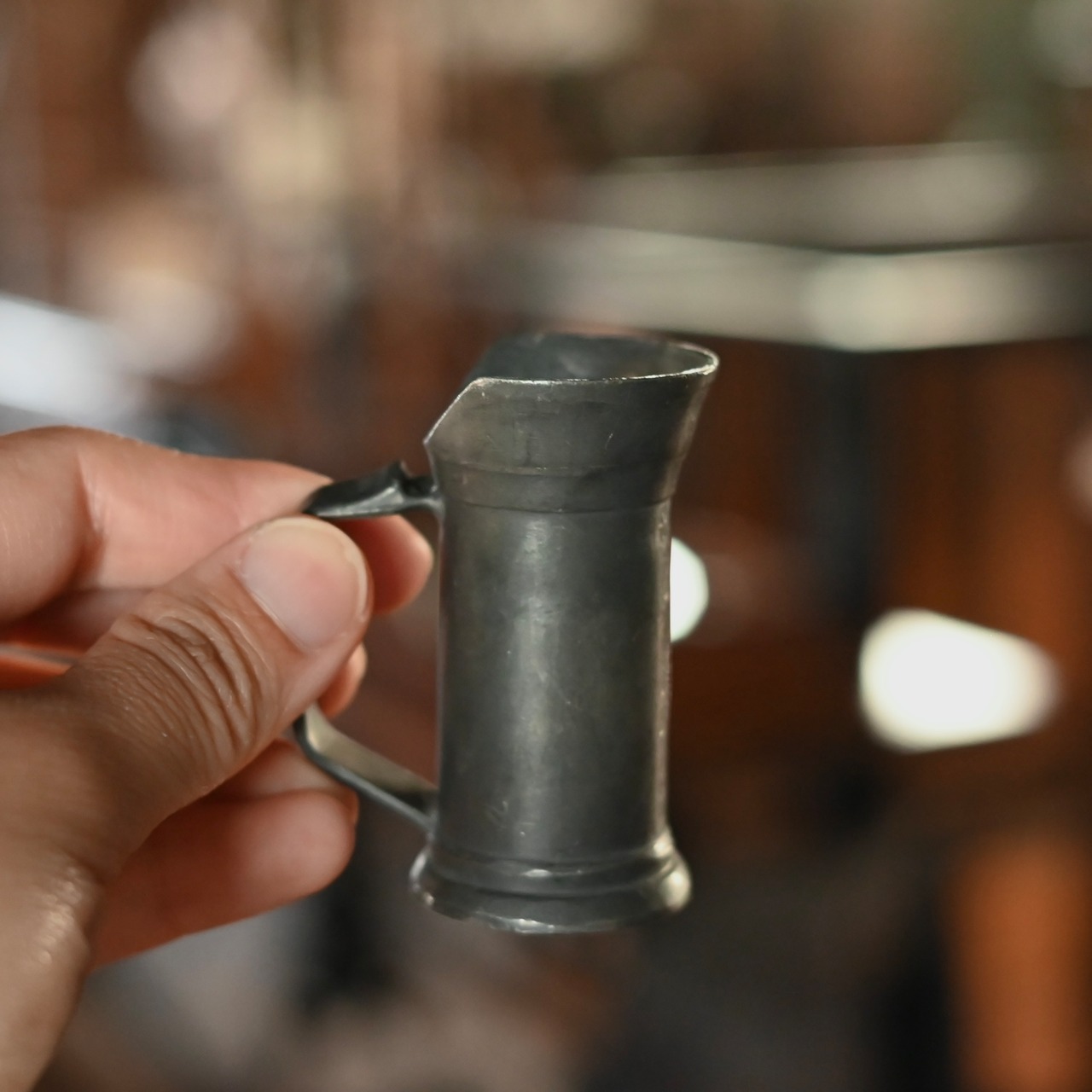 Pewter Measure Cup / ピューター メジャー カップ【A】〈 エタン・一輪挿し・店舗什器・食器・アンティーク・ヴィンテージ 〉114002