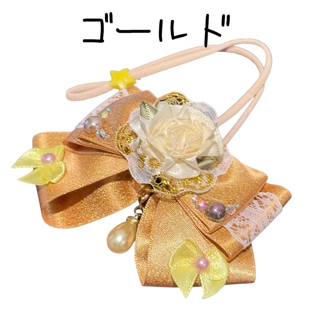 【レースとお花のチョーカー】レギュラーサイズ 犬猫チョーカー  リボン 犬用 猫用 数量限定 誕生日 お祝い 記念日