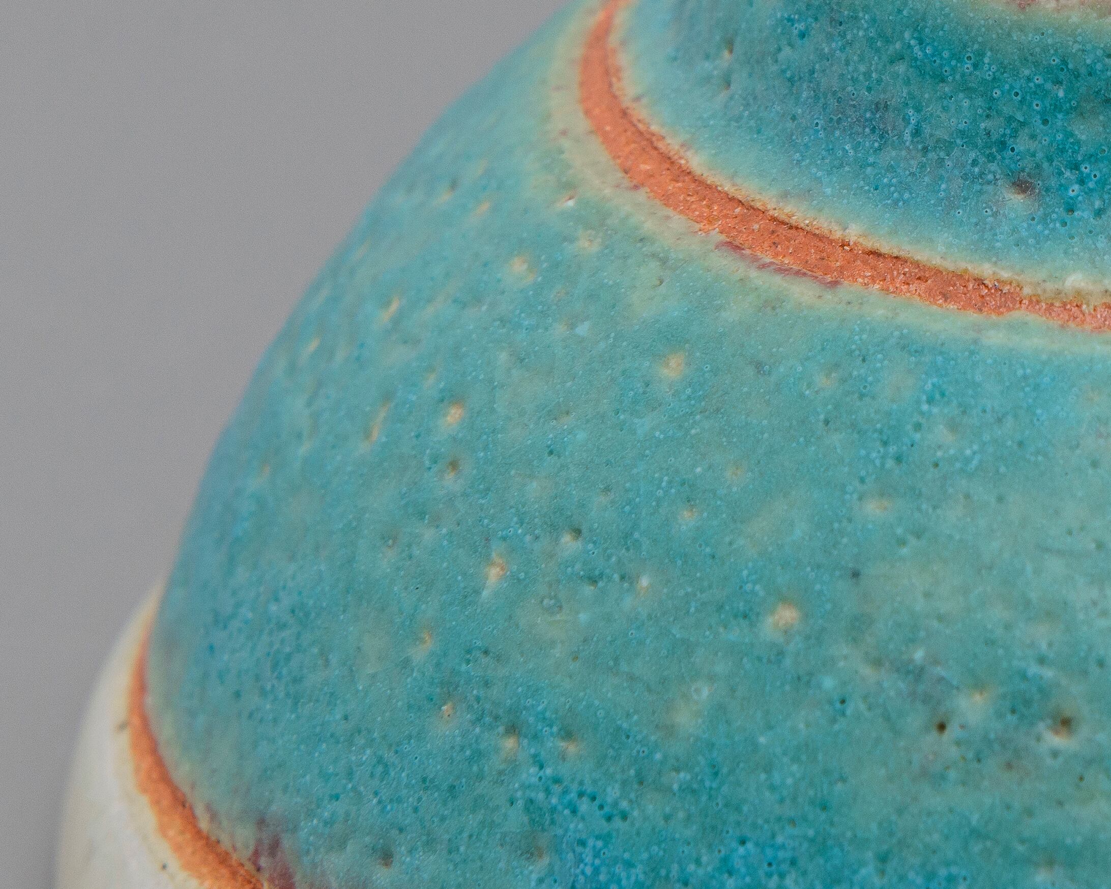 ご飯茶碗／トルコ青UTSUWA