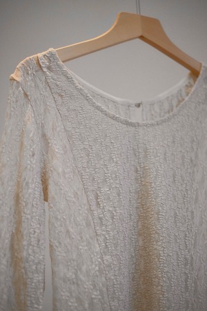 Blocking Lace Inner / BEIGE