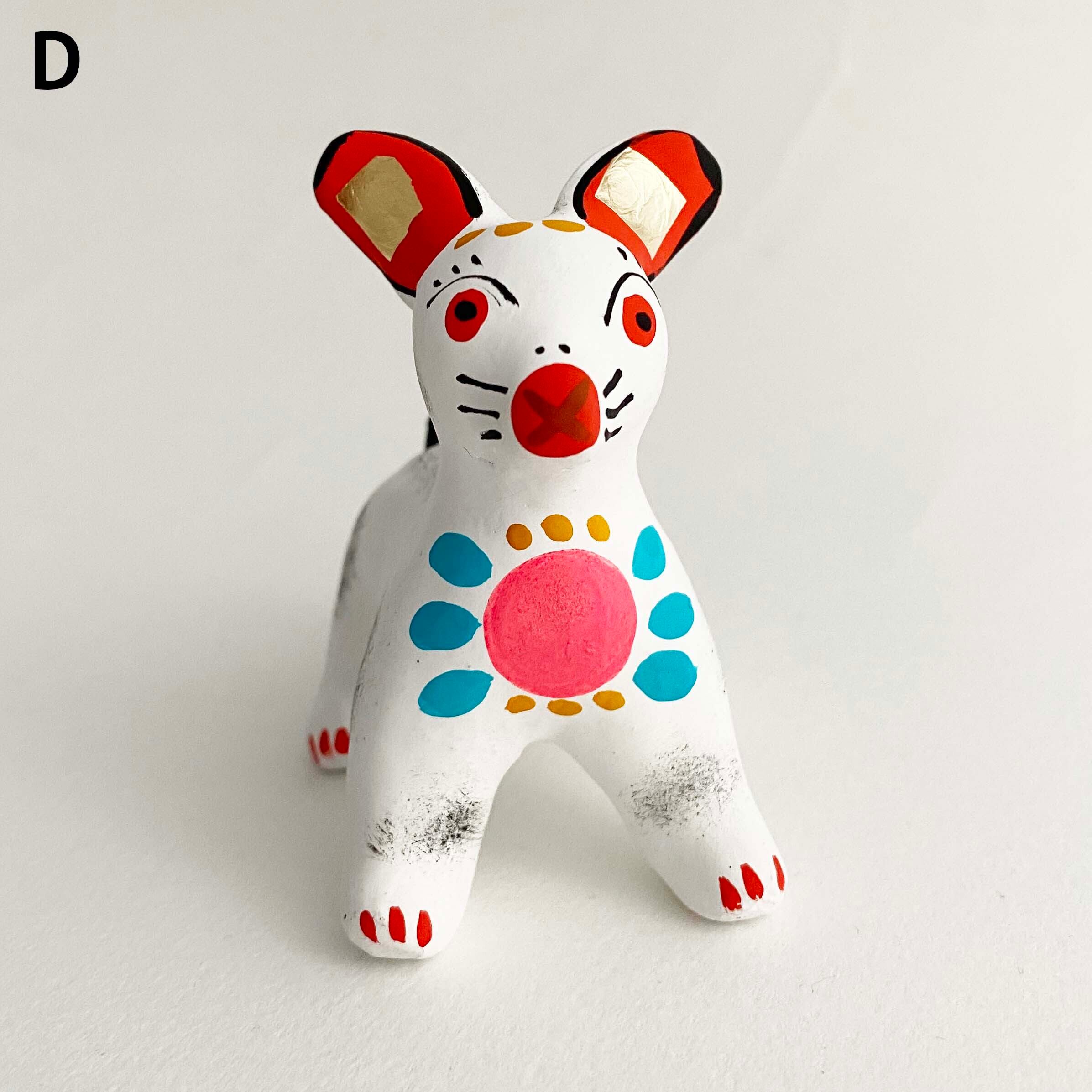 ディムコヴォ土人形 うさぎ / おすわり