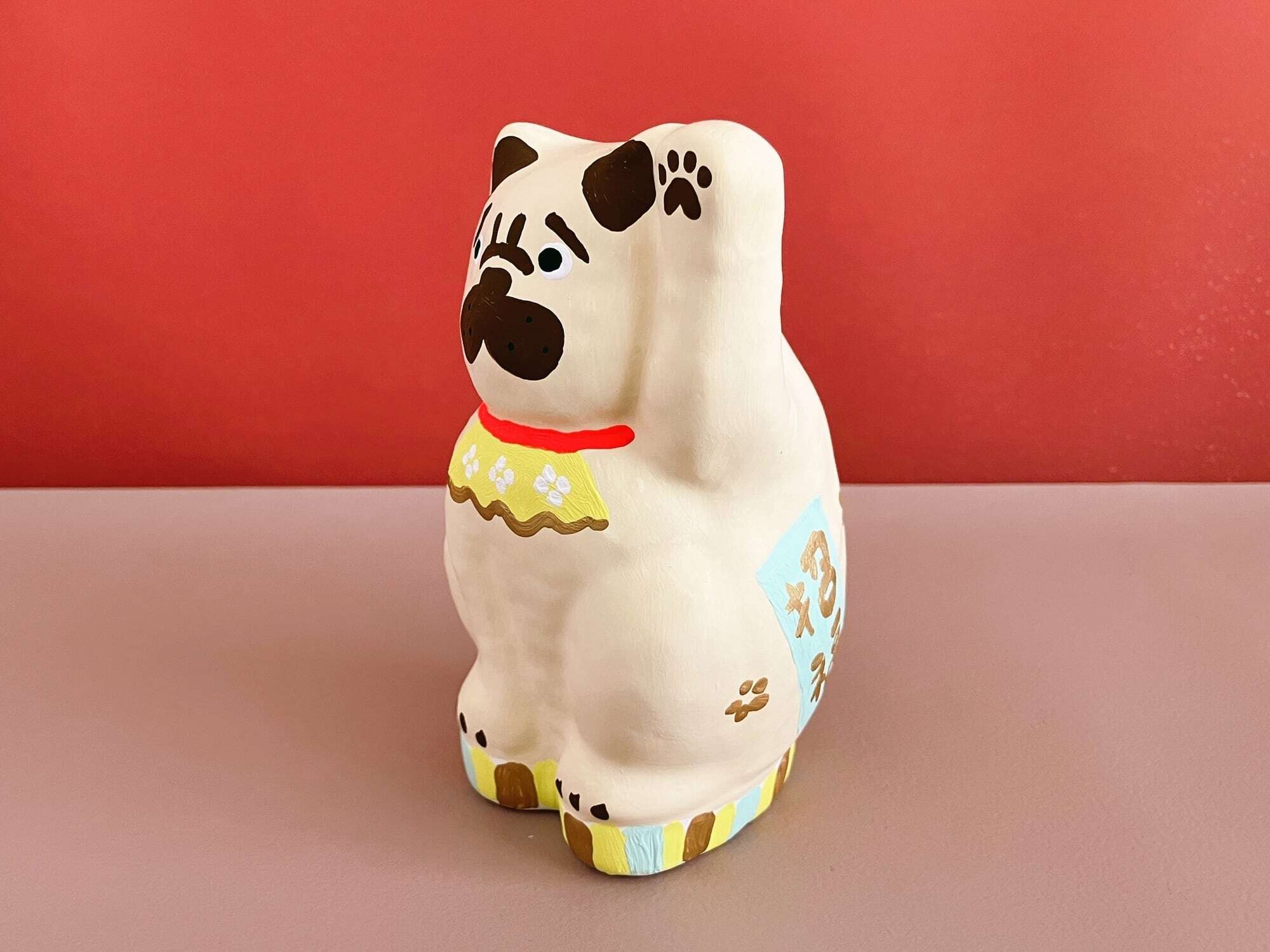 ●PUG様 おまとめ依頼分　＊　4点おまとめ Maneki-Pug”“Neon Yellow Bring-Good-Luck” | yukino for global