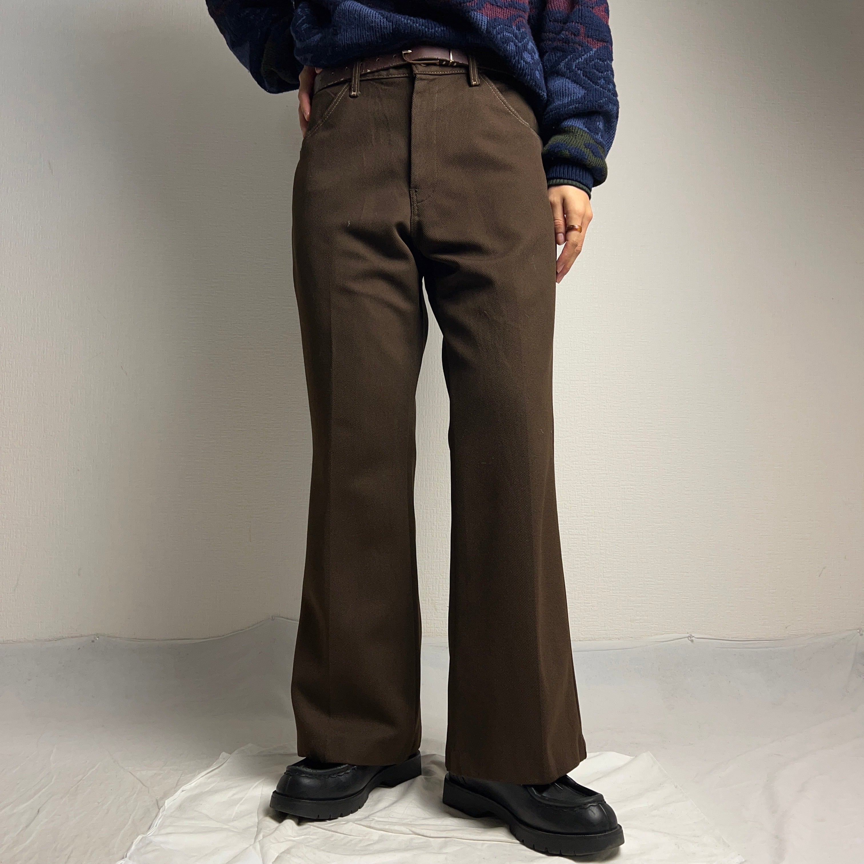 70's~80's FARAH Flare Slacks USA製 W35 70年代 80年代 フレア