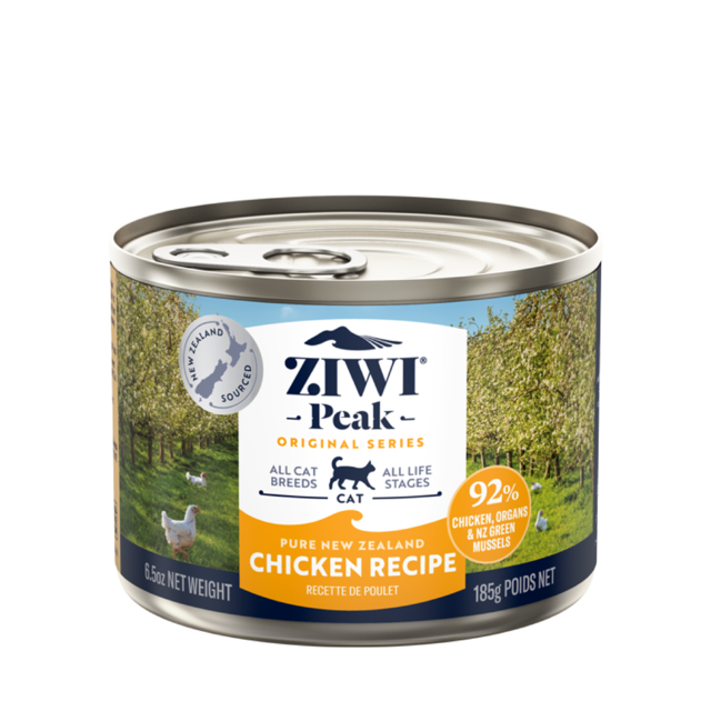 ZIWI Peak (ジウィ ピーク) キャット缶 チキン 185g｜全猫種・全年齢対応 【正規品】