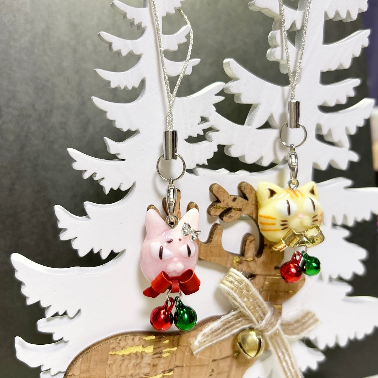 クリスマス☆ねこTK☆オーナメント 2種セット【特別セット価格