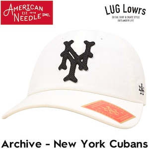 AMERICAN NEEDLE アメリカンニードル キャップ メンズ レディース ベースボールキャップ ローキャップ 帽子 ニグロリーグ New York Cubans Archive SMU694B-NYC WHITE 日本代理店正規品