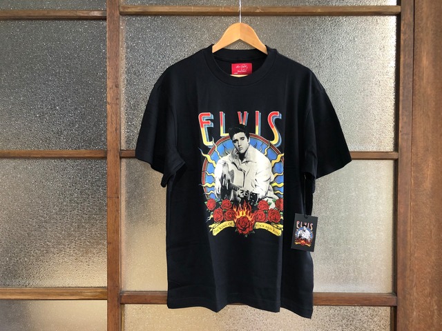 KING OF ROCK & ROLL ELVIS TEE (BLACK)