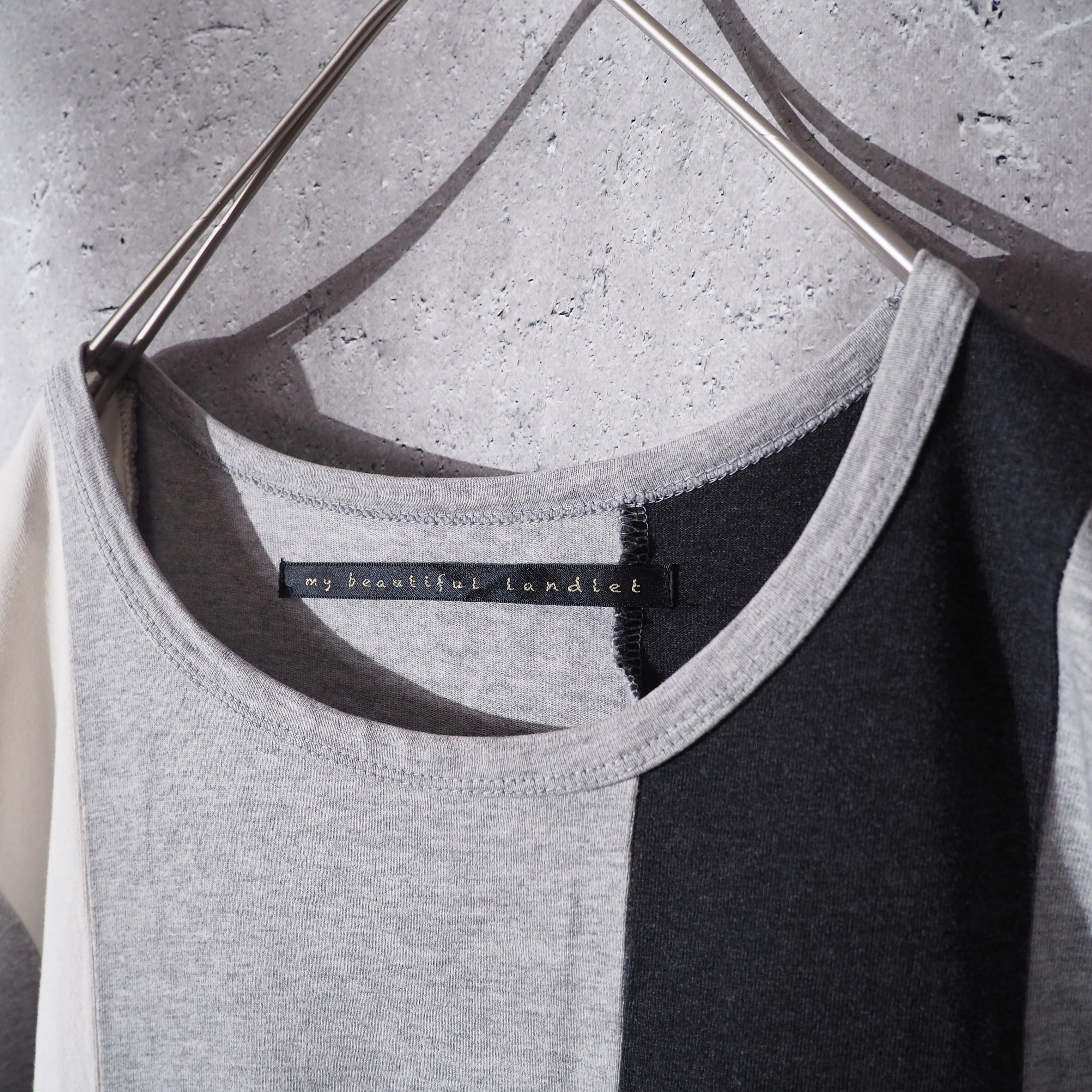 ” my beautiful landlet ” switching panel design loose silhouette Tee