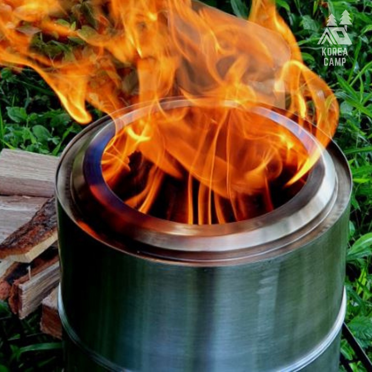 【UJU CAMPING】二次燃焼ミニストーブ28★軽量コンパクト！韓国人気ブランド