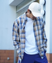 【#Re:room】SWITCHING CHECK BIG SHIRTS［RES089］