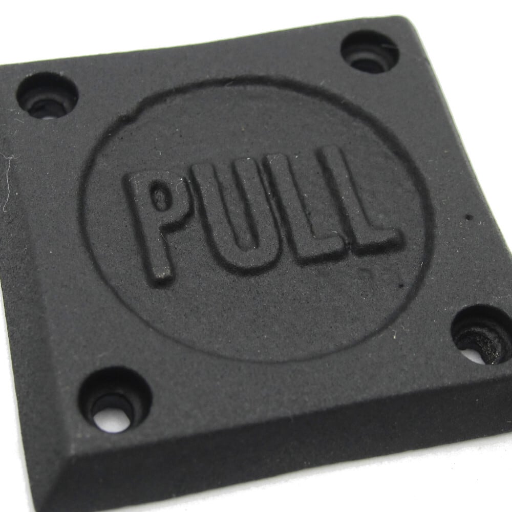 サインプレート ドアプレート 案内 扉 押す PULL アルミニウム