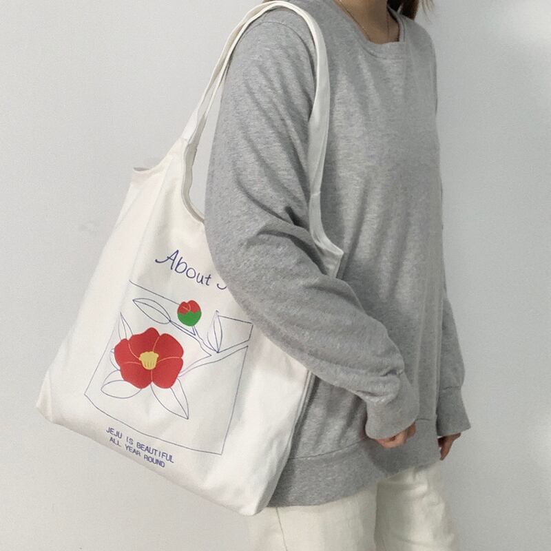 ≡韓国 かわいい花トートバッグ ≡原宿系 ショルダー クラッチ トート
