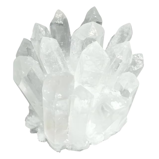 D383-5〕彫刻品 水晶 フクロウ彫り ふくろう 梟 置物 天然石【メール便
