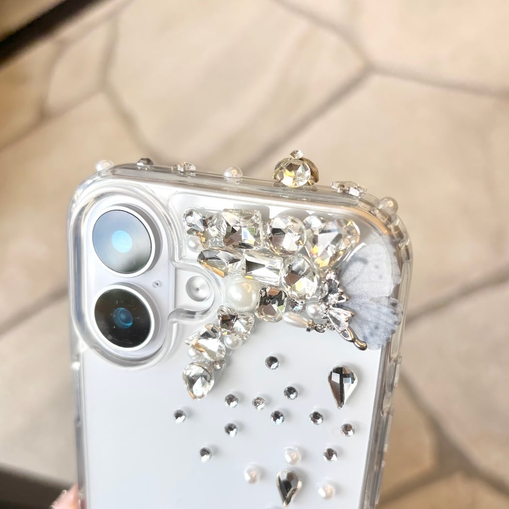 クリスタルシャワークリアiPhoneケース | Matey