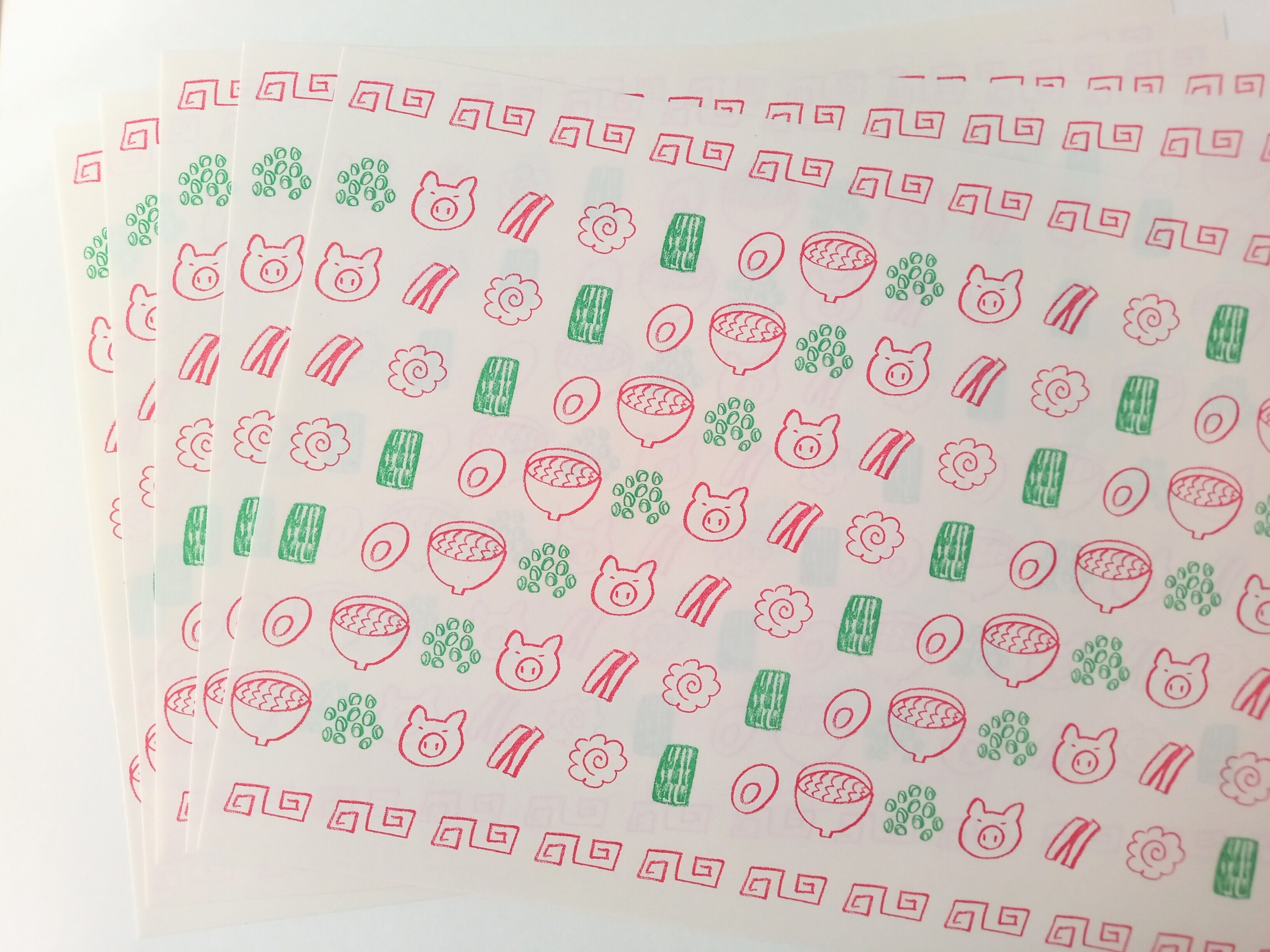 ブックカバーやラッピングに ラーメン柄ペーパー サイズ 5枚入り Yugengaishamochi ゆうげんがいしゃ もち ブックカバーやラッピングに ラーメン柄ペーパー サイズ 5枚入り Yugengaishamochi ゆうげんがいしゃ もち