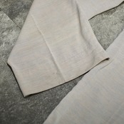 PRONTI rayon blend "杢調" 2tuck slacks