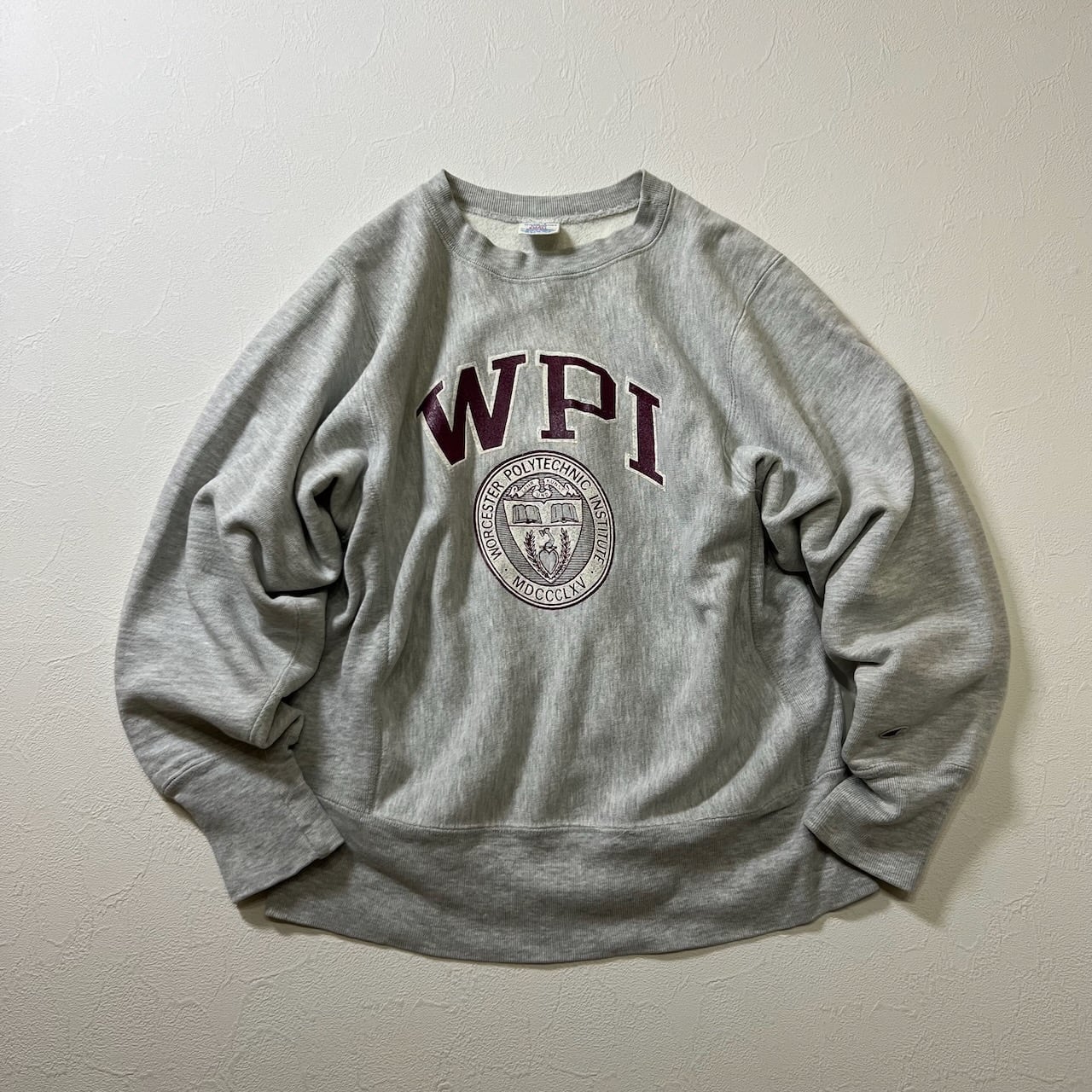 80s USA製 カレッジロゴ スウェットトレーナー リバースウィーブ 古着 80s USA Champion REVERSE WEAVE カレッジロゴ スウェット トレーナー