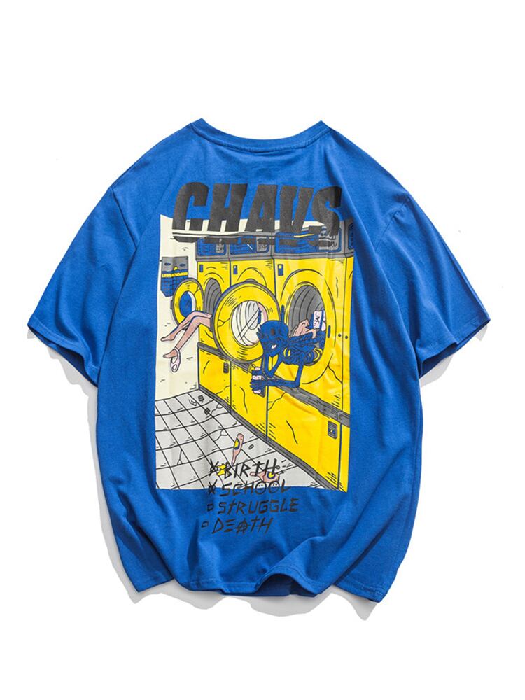 全3色 Tシャツ カットソー プリント カジュアル シンプル