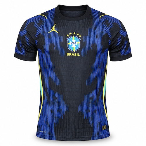 【お取り寄せ】ブラジル代表 2026 アウェイ サッカーユニフォーム ネーム 背番号 カスタム可（プレイヤーバージョン）