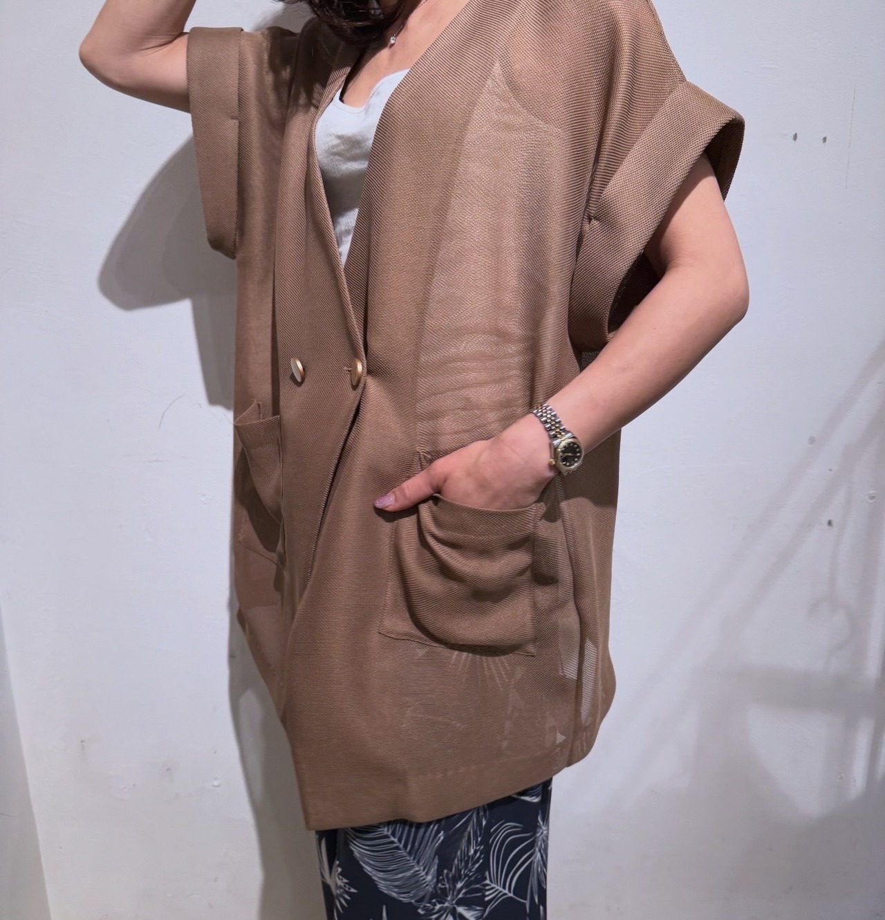 シーシークロス C.C.CROSS  バックスリットメッシュJK
