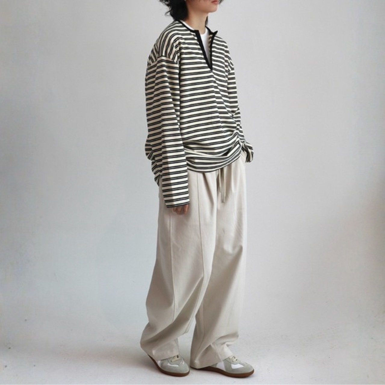 ヘンリーネックボーダーロングスリーブ  　TB1510・画像3