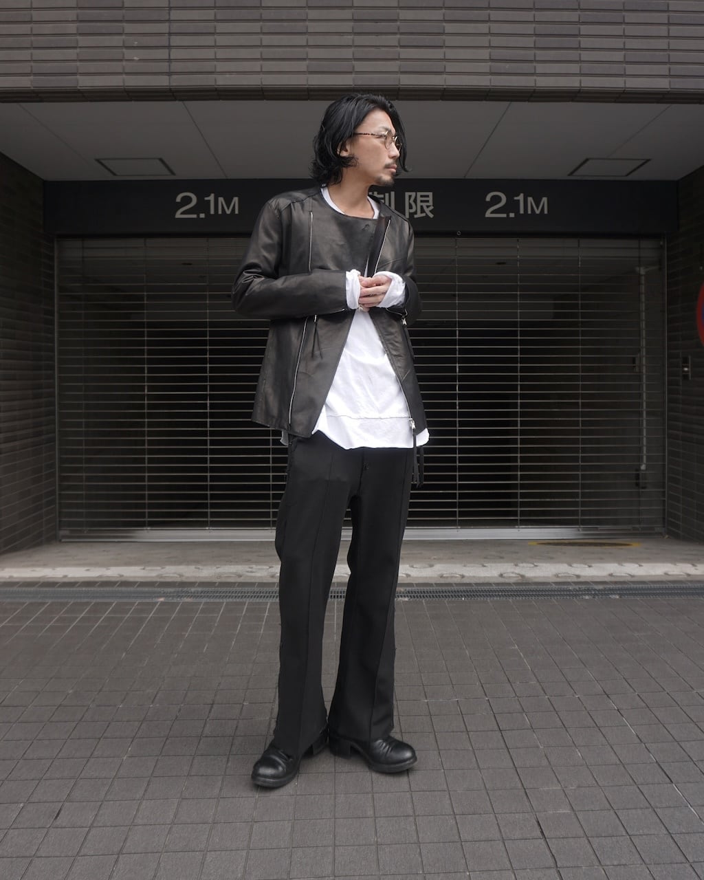 抽選販売 ASKYY / DOUBLE LEATHER RIDERS JACKET / BLK | ASKYY TOKYO