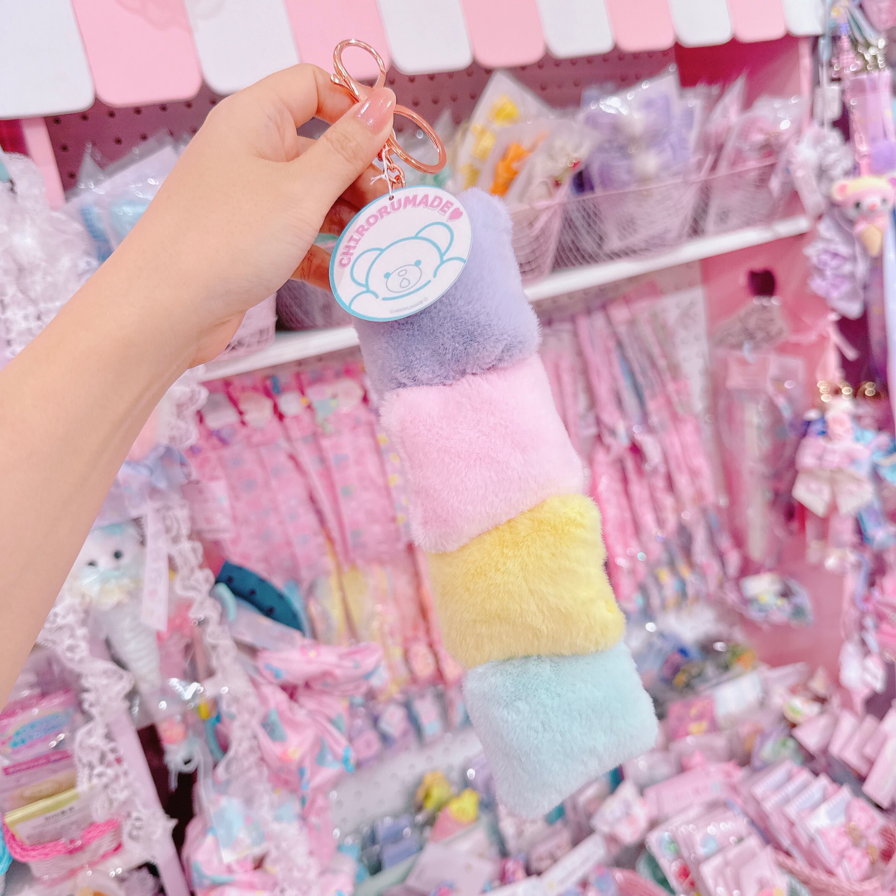 【H10】24-4 BABYブロックキーホルダー