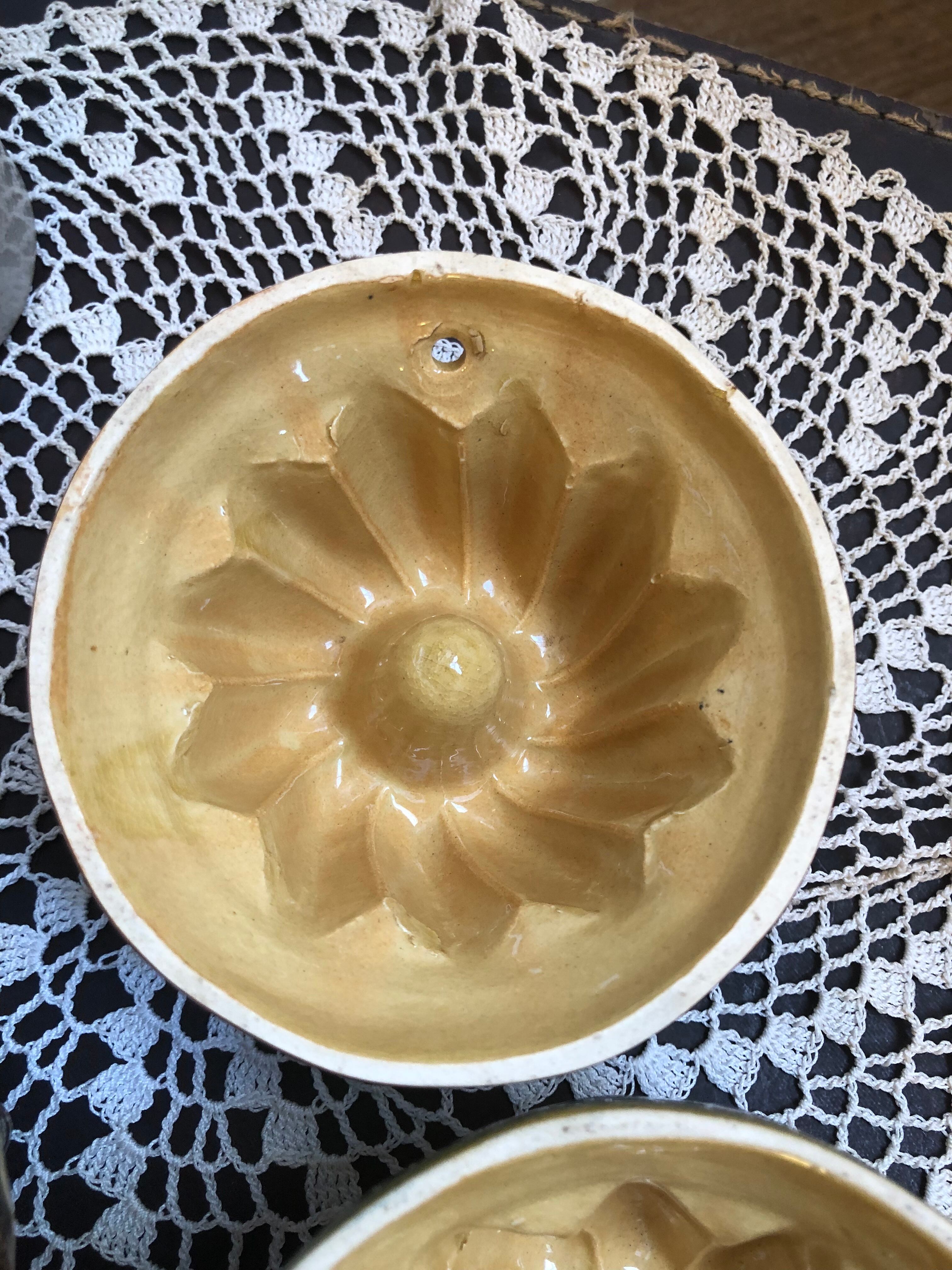 フランスアルザス地方 陶器のクグロフ型 ブラウンSサイズ | Brocante