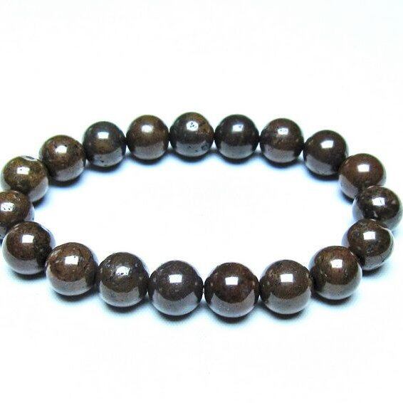 コンドライト ブレスレット サハラNWA869 隕石 11mm 一点物 199-905