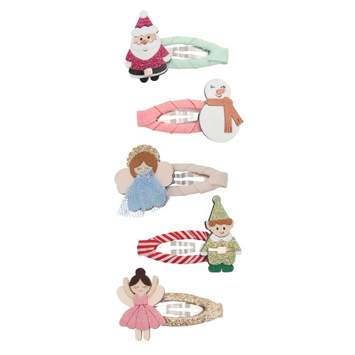 Cute christmas character mini hair clips_192123 23