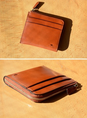 Il Bussetto(イル・ブセット) Zip wallet　L字型ジップ財布(11-070)全2色