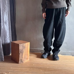 MITTAN｜NMウールモッサストレートパンツ PT-153 黒
