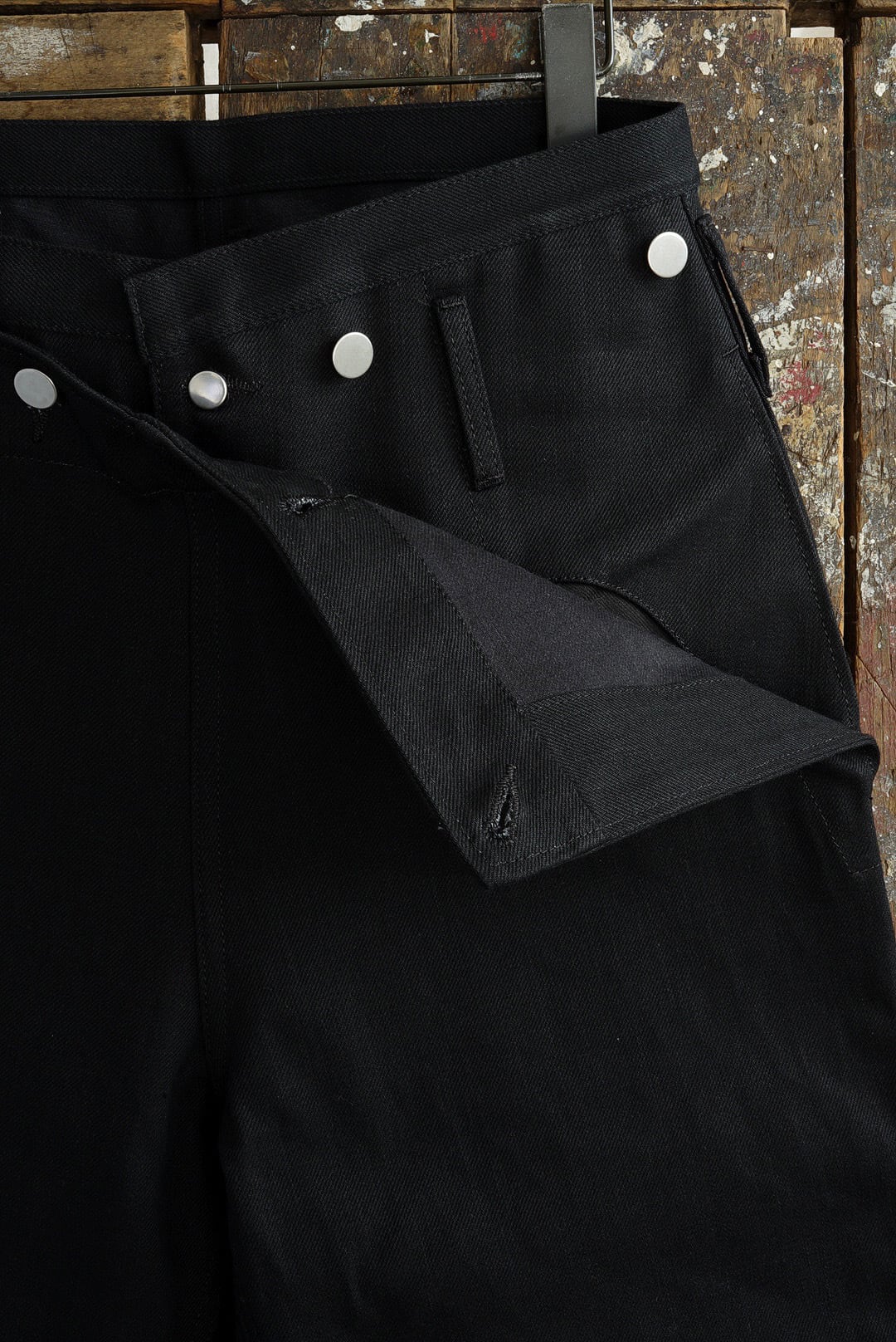 TUKI - 原田服飾研究所 - TYPE 3, LOOSE FIT JEANS (BLACK/BLACK TUKI - 原田服飾研究所 - TYPE 3, LOOSE FIT JEANS (BLACK/BLACK