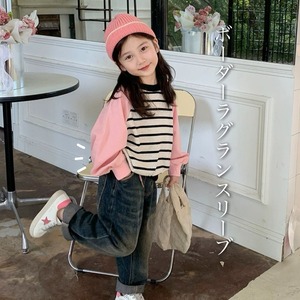 ボーダーラグランスリーブ